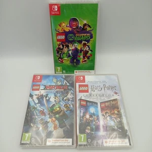 3 x LEGO Switch Giochi Ninjago Harry Potter DC Villains Codici Download NUOVI Sigillati - Foto 1 di 8