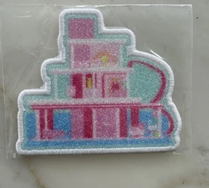 Stoney Clover Lane Barbie The Movie Barbie Dreamhouse Pastel Glitter Patch NEW - Picture 1 of 4