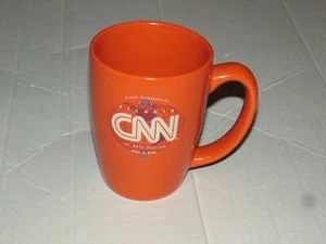 Vintage CNN News Atlanta Headquarters Coffee Mug Cup World TV Station Sports - Picture 1 of 6