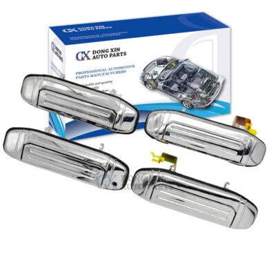 1 Lot 4 doors Chrome Outer Door Handle Fit Mitsubishi Montero Pajero V31 V33 Foto 1 de 4