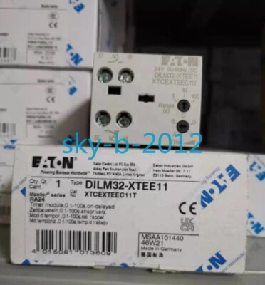 1 PCS NEW EATON MOELLER DILM32-XTEE11 (RAC24) Electronic Delay Module - Image 1 of 4