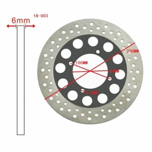Rear Brake Disc Rotor For Suzuki GS 500 E 1988-2003 GS 500 F 2004-2008 - Picture 1 of 4