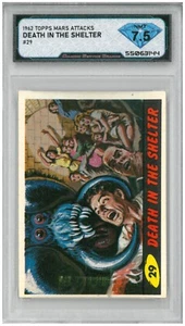 1962 Topps Mars Attacks DEATH IN THE SHELTER #29 💎 DSG 7.5 NM - Picture 1 of 2