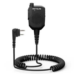 Micro haut-parleur radio bidirectionnel Retevis HK011 avec micro antibruit AI Kenwood - Photo 1/21