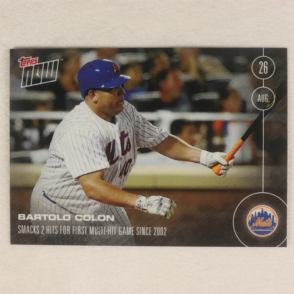 2016 Topps Now Card #396: New York Mets Bartolo Colon - Image 1 of 1