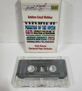 Erich Kunzel - Andrew Lloyd Webber Cassette Tape Cincinnati Pops Orchestra RARE - Picture 1 of 3