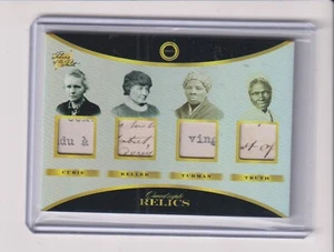 PIECES OF THE PAST 1800's HAND WRITTEN RELIC CURIE - KELLER - TUBMAN - TRUTH - Picture 1 of 1