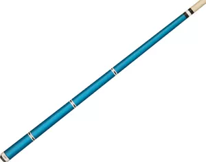 Rage RG95 Metallic Blue Wrapless w/ Braided White Rings Pool/Billiards Cue Stick - Picture 1 of 3