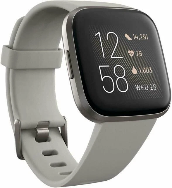 Fitbit Versa 2 Activity Tracker - Stone/Mist Gray