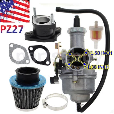 Carburador PZ27 125 150 200 250 300cc ATV chino Lifan Kazuma Zongshen Carb Foto 1 de 4