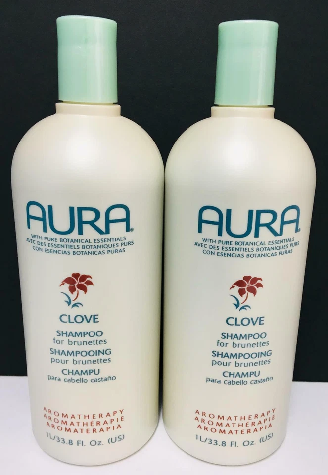 Champú Aura Clove para Morenas Aromaterapia Naturelle Zotos - Paquete de 2 (1 L cada uno) Foto 1 de 1