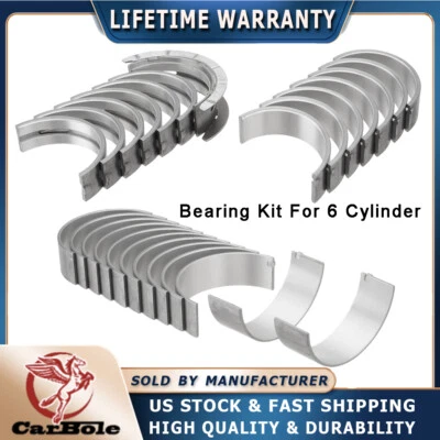 Rolamento principal e de haste para 2001-2004 GMC Envoy XUV SLT Sport Utility 4 portas 4.2L L6 - Imagem 1 de 4