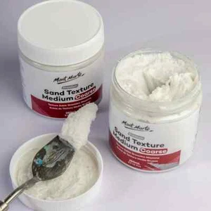 2xMont Marte Sand Texture Medium Coarse 250ml Art Artist - Picture 1 of 3