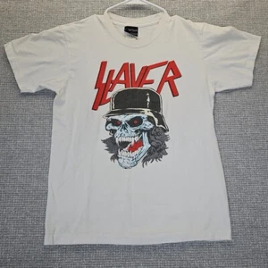 VTG Y2K 2003 Slayer Tshirt Adult M Slaytanic Wehrmacht Single Stitch Dbl Sided - Picture 1 of 20