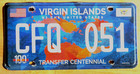 US VIRGIN ISLANDS - ST CROIX - CARIBBEAN ISLAND license plate  2017  PICK ONE