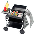  1 Set Dolls House Mini Grill BBQ Grilling Model Toy House Cooking Tool Mini