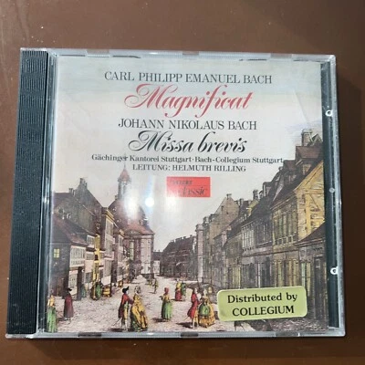 C.P.E. BACH - C.p.e. Bach: Magnificat / J.n. Bach: Missa Brevis - CD - *VG* Foto 1 de 4