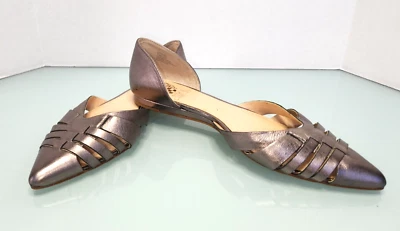 Vince Camuto VV-Hallie D'Orsay Puntera Punta Cuero Planos Nuevo Talla 7M Foto 1 de 4