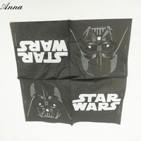 Paper Napkin Star Wars Party Wedding Birthday Decoration  Supplies Kids 20pcs
