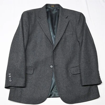 Blazer Abrigo Deportivo Chaqueta De Colección Stafford 42S Gris Cuadros Franela Tweed Para Hombres Foto 1 de 4