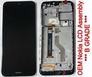 OEM Nokia C5 ENDI TA-1222 LCD DISPLAY DIGITIZER TOUCH SCREEN + FRAME *B GRADE* - Picture 1 of 1