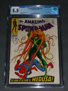 CGC 5,5 OW-WP - Amazing Spiderman #62 Medusa - Imagen 1 de 3