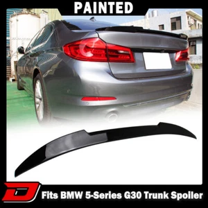 2017-2023 Fits BMW 5-Series G30 4D Sedan M4 Look Rear Trunk Spoiler Painted #668 - Picture 1 of 6