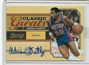 ADRIAN DANTLEY 2010-11 PANINI CLASSICS CLASSIC GREATS CERTIFIED AUTOGRAPH#/49 - Picture 1 of 1