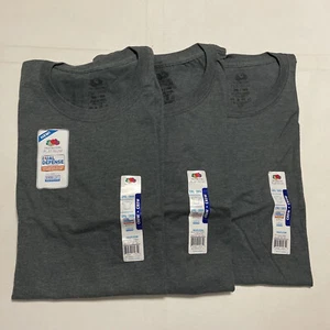 Fruit of the Loom Men's Crew T-Shirt Charcoal Heather, 2XL (50/52) 3-Pack - Picture 1 of 2