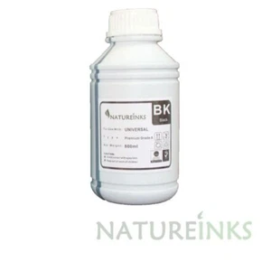 500ml Schwarz Premium UNIVERSAL Tintenflasche Kit Nachfüllung Leer Drucker Tintenpatrone - Bild 1 von 1