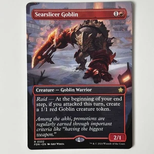SEARSLICER GOBLIN 0332 MTG FOUNDATIONS ENGLISH BORDERLESS NEU - Bild 1 von 2