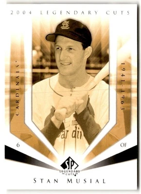 Stan Musial 2004 SP Legendary Cuts #109 St. Louis Cardinals - Image 1 of 2