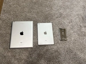 Apple equipment lot iPad A1395 Not Tested , iPad A1432 Working iPod A1288 Not Ts - Picture 1 of 9