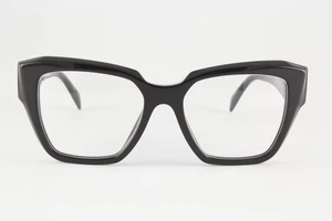 Rare Authentic Prada VPR 09Z 1AB-1O1 51mm Black Cat Eye Glasses Frames Italy - Picture 1 of 5
