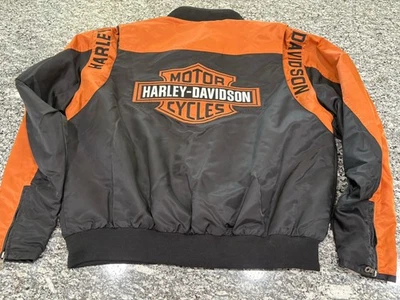 Harley Davidson 飞行员夹克男式 XL 2010 状况良好骑行外套 — 第 1/4 张图片