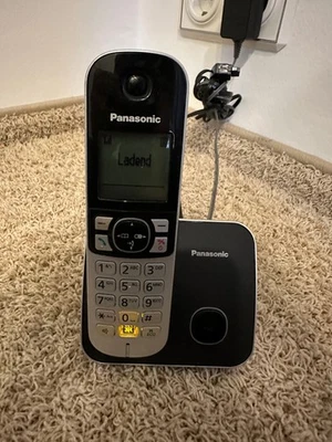 Panasonic KX-TG6811 Cordless Phone - Black - Image 1 of 2