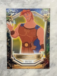 2025 Topps Disney Wonder HERCULES /50 Gold Enchantments Chrome Refractor #E-13 - Picture 1 of 2
