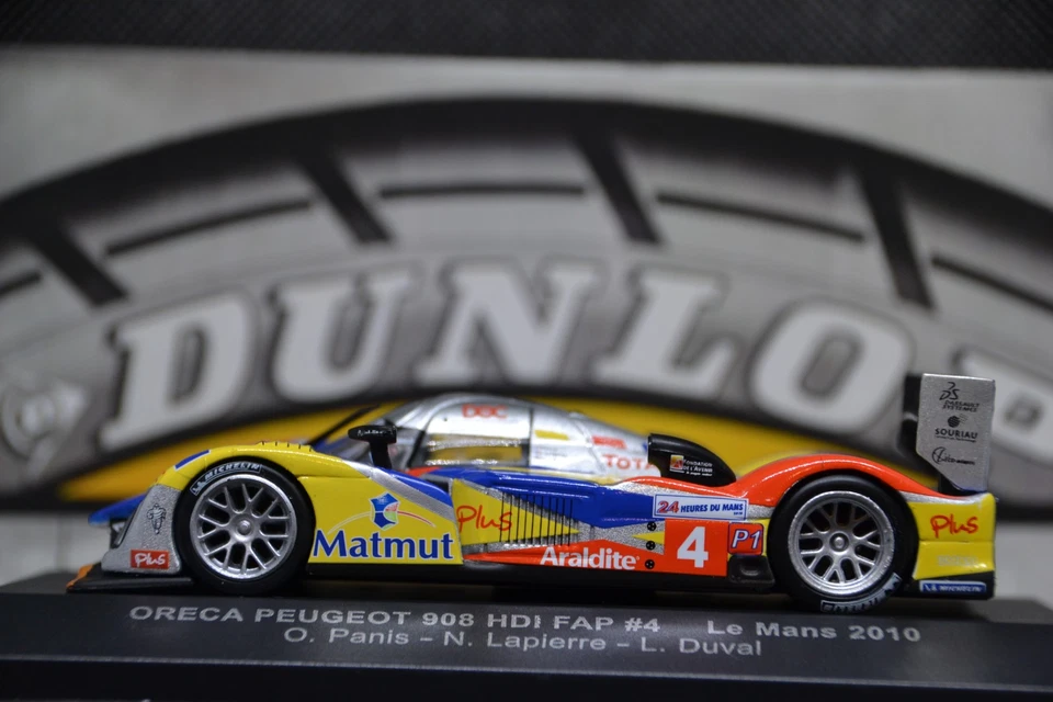 1/43 ORECA PEUGEOT 908 HDI #4 24H LE MANS 2010  20VP1 - Photo 1/4