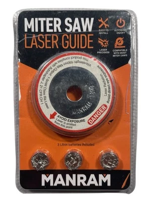 Guía láser de sierra ingleteadora - se adapta a la mayoría de las sierras ingleteadoras y de mano de 7-7/4" a 12" Foto 1 de 3