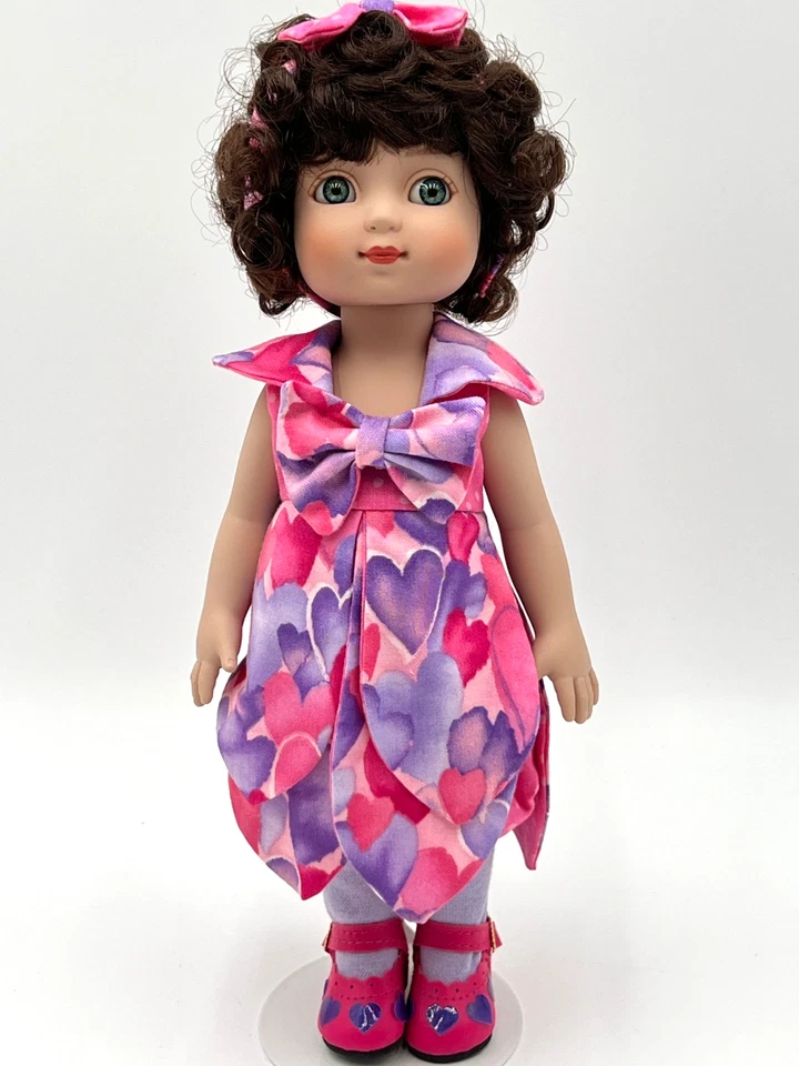 Tonner Sophie Ann Estelle Friend 10” Muñeca Corazones Vestido San Valentín Conjunto Difícil de Encontrar Foto 1 de 4