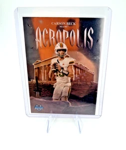 2025 Bowman Chrome U CARSON BECK Acropolis #A-6 MIAMI HURRICANES - Picture 1 of 3