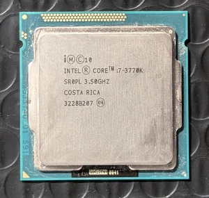 Intel Core i7-3770k Unlocked CPU with Stock Heatsink Used Tested - Picture 1 of 4