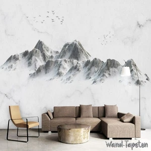 Vlies Fototapete Wandtapete Wandbilder Abstrakt Berggipfeln Gebirgsketten 4086 - Bild 1 von 5