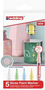 Edding 751 Marcador de Pintura 5er-Set Colores Pastel Creative Brillante 1-2mm - Bild 1 von 3