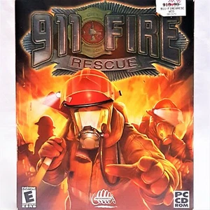 2001 911 FIRE & RESCUE PC Game Complete Store Big Box Firefighter Rescue Victims - Picture 1 of 5