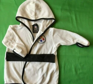 NFL Pittsburgh Steelers Terrycloth Dressing Gown 0-9 Months - Picture 1 of 3