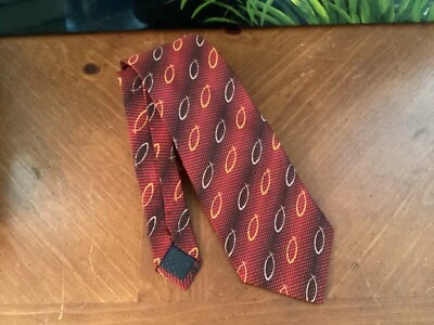 Parquet Men's Red Jesus Fish Faith Religion Christian Neck TIe - Imagem 1 de 3
