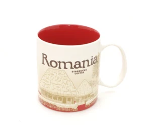 Romania Starbucks Global Icon Collection 2015 Ceramic Coffee 16oz Mug - Picture 1 of 6
