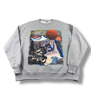 VTG 90s Nutmeg Mills Lee Sport Kentucky Wildcats Crewneck Sweatshirt Mens XL USA - Picture 1 of 8