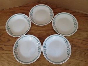Set 5 Corelle ROSEMARIE Bread/Dessert Plates Tulips 6-3/4" Vintage Unused - Picture 1 of 10